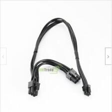 Mini 6 Pin to Dual PCI-E 6Pin Graphics Video Card Power Cable for G5 Mac Pro  picture