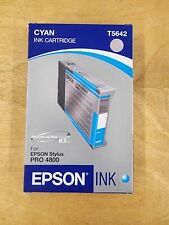 NEW IN BOX GENUINE EPSON T5642 CYAN 110ml K3 INK PRO 4800 Ink Cartridge picture