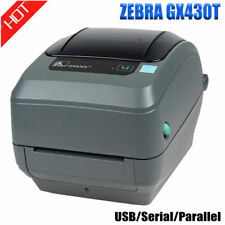 Zebra GX-430T Thermal Label Printer W/ USB/Serial/Parallel P/N: GX43-102570-000 picture
