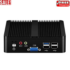 J1900 4-Core Fanless Embedded Micro Computer Industrial Mini PC 8G RAM +128G SSD picture