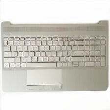 For HP 15-DW 15S-DU 15S-DY Palmrest w/ Backlit Keyboard & Touchpad L52022-001 US picture