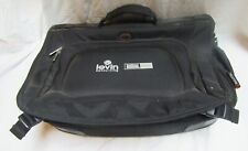LEEDS Neotec 1900-5BK Black Nylon Soft Side Laptop Computer Zip Bag 18 x 12 x 4