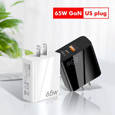 65W USB-C PD Fast Wall Charger Adapter Dual Port For iPhone Samsung MacBook picture