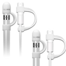TechMatte Apple Pencil Cap Holder and Lightning Cable Adapter Tether (4 Pack) picture