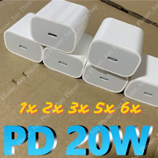 1-6x Lot Bulk For iPhone iPad 20W USB C Type C Power Adapter Fast Charger Block picture