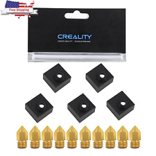 Creality Original 10Pcs 0.4Mm Nozzle with 5Pcs Silicone Sock, for Ender 3/Ender  picture