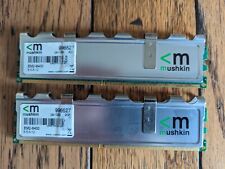 2GB kit (2x1GB) Mushkin Enhanced Silverline PC2-6400 DDR2 800 996527 5-5-5-12 picture