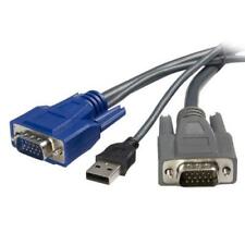 StarTech.com 6 ft Ultra-Thin USB VGA 2-in-1 KVM Cable (SVUSBVGA6) picture