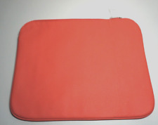 Jewell By Thirty-One Laptop Sleeve Salmon Faux Pebbled Leather 15.5