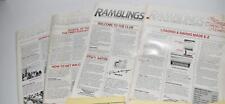 *KB* TIMEX COMPUTER CLUB RAMBLINGS NEWSLETTER LOT OF 4- 1983    (VWD61) picture