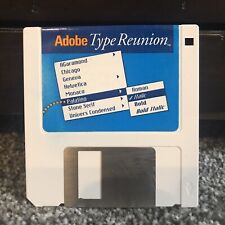 Vintage- Adobe Type Reunion - Apple Macintosh Mac - 1990 picture