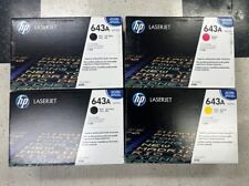 Genuine 643A HP  Toner Set - Q5950A x2 Q5952A Q5953A LaserJet 4700 - New Sealed picture