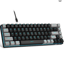MageGee Portable 60% Mechanical Gaming Keyboard, MK-Box LED Backlit Compact 68 K picture