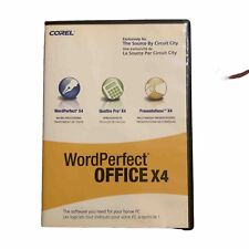 Corel WordPerfect Office X4 CD Windows Standard Version OEM CD w/ Serial Number picture