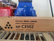 Genuine Ricoh Savin Lanier MP C3503 Black Toner Cartridge New 841813 Sealed box picture