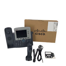 Lot Of 8 Cisco Model: CP-7945G VOIP Business IP Phone w/ Stand and Handset #0358 picture