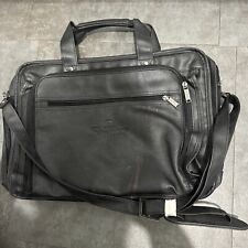 Leeds John Deere Embroidered Faux Leather Briefcase Shoulder Bag Laptop Case picture