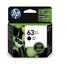 New HP 63 XL Black Ink Cartridge High Yield Genuine OEM Original Sealed 2025 picture