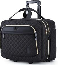BAGSMART 17.3 Inch Rolling Laptop Bag Women MenRolling Briefcase for Women wi... picture