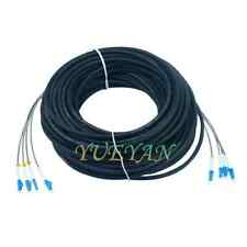50M Field Outdoor LC-LC UPC 4 Strand 9/125Single Mode Fiber Patch Cord DHL Free picture