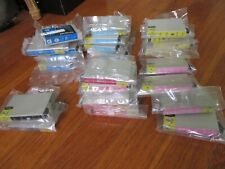 23 packs of EPSON inks(9 packs Cyan)(8 packs Magenta)(4 packs yellow)(2 black) picture