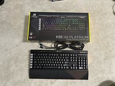 Corsair K95 RGB PLATINUM Cherry MX Speed CH-9127014-NA Wired LED Gaming Keyboard picture