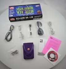 ATI Xclaim VR 128 16M 100-416094 TV Tuner Mac w/ Box, Drivers & Cables - Vintage picture