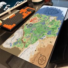 Legends of Zelda Gaming Mouse Pad - Rubber Desk Mat with Map Design picture