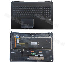 98%New Palmrest Backlit Keyboard Touchpad Corner broken For Asus Rog G750 G750J picture