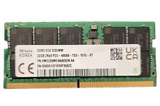 SK HYNIX 32GB 2RX8 PC5-4800 DDR5 EC4 SODIMM (HMCG88MEBAA092N AA) picture