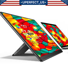UPERFECT Portable Monitor 17.3'' FHD USB C HDMI IPS screen 1080P Y Bracket Used picture