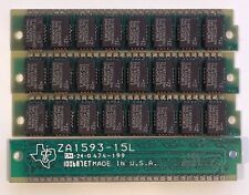 Lot of 4 Texas Instruments ZA1593-15L 256K 30 PIN SIMM in Working Condition picture
