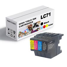 Ink Cartridge Replacement for Brother LC71 High Yield Black and Color -4pk picture
