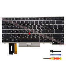 Backlit Keyboard for Lenovo Thinkpad E480/E490/L380/L390/T480S Hebrew Layout picture