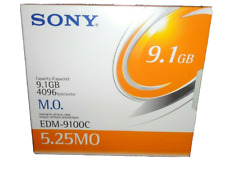 1 New SONY EDM-9100CWW 9.1GB R/W Optical Disk EDM9100C 5.25 MO Sealed  picture