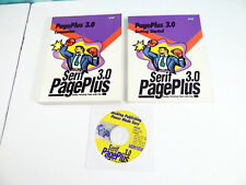 Vintage Software Serif Page Plus 3.0 CR-ROM W/ Companion/Getting Started Books  picture