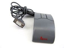 GENIUS MOUSEONE CORDED SERIAL MOUSE 3 BUTTON BALL WHEEL RETRO VINTAGE COMPUTING picture
