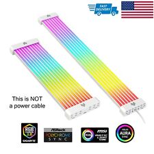 8PIN / 24PIN Addressable RGB ARGB Sync PCIE VGA Motherboard STRIMER Cable Cover picture
