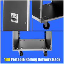 16U Portable Rolling Network Rack Locking Swivel Caster Wheels Handles53*50*72cm picture