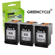 3x Black Ink Cartridge 67XL for HP ENVY 6052 6055 6058 6075 6055e 6452 6455 6400 picture