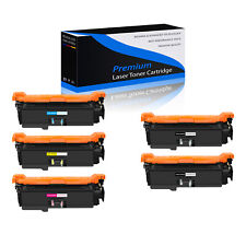 5PK High Yield CE250A BK/C/Y/M 504A Toner Cartridge set for HP CP3520 CM3530fs picture
