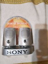 Vintage Sony Desktop Speakers (Unpowered) w/3.5MM Plug SRS-P7 picture