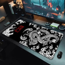 Japanese Dragon Large Gaming Mousepad XXL Keyboard Gamer Mouse Pad on The Table picture