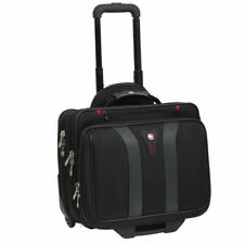 SwissGear Granada Double Gusset Wheeled Laptop Case - Black picture