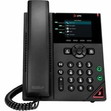 Poly VVX 250 IP Phone - Corded - Corded - Desktop, Wall Mountable - Black picture