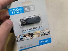 FACTORY SEALED PNY - Elite Turbo Attache 4 128GB USB 3.0 Type A Flash Drive picture