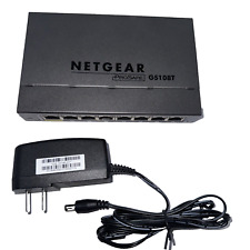 NETGEAR ProSafe GS108T V2H1 8-Port Gigabit Ethernet Smart Switch w/Power adapter picture