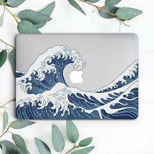 Great Wave Kanagawa Aesthetic Clear Hard Case For Macbook Pro 13 14 15 16 Air 13 picture
