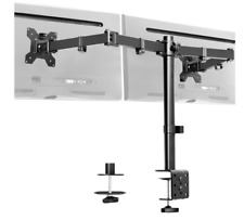 Dual Monitor Desk Mount, Heavy Duty Fully Adjustable Steel 13