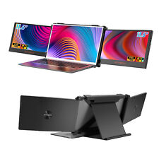 Triple Portable Monitor for Laptop FHD IPS Display Screen Dual Monitor Extender picture